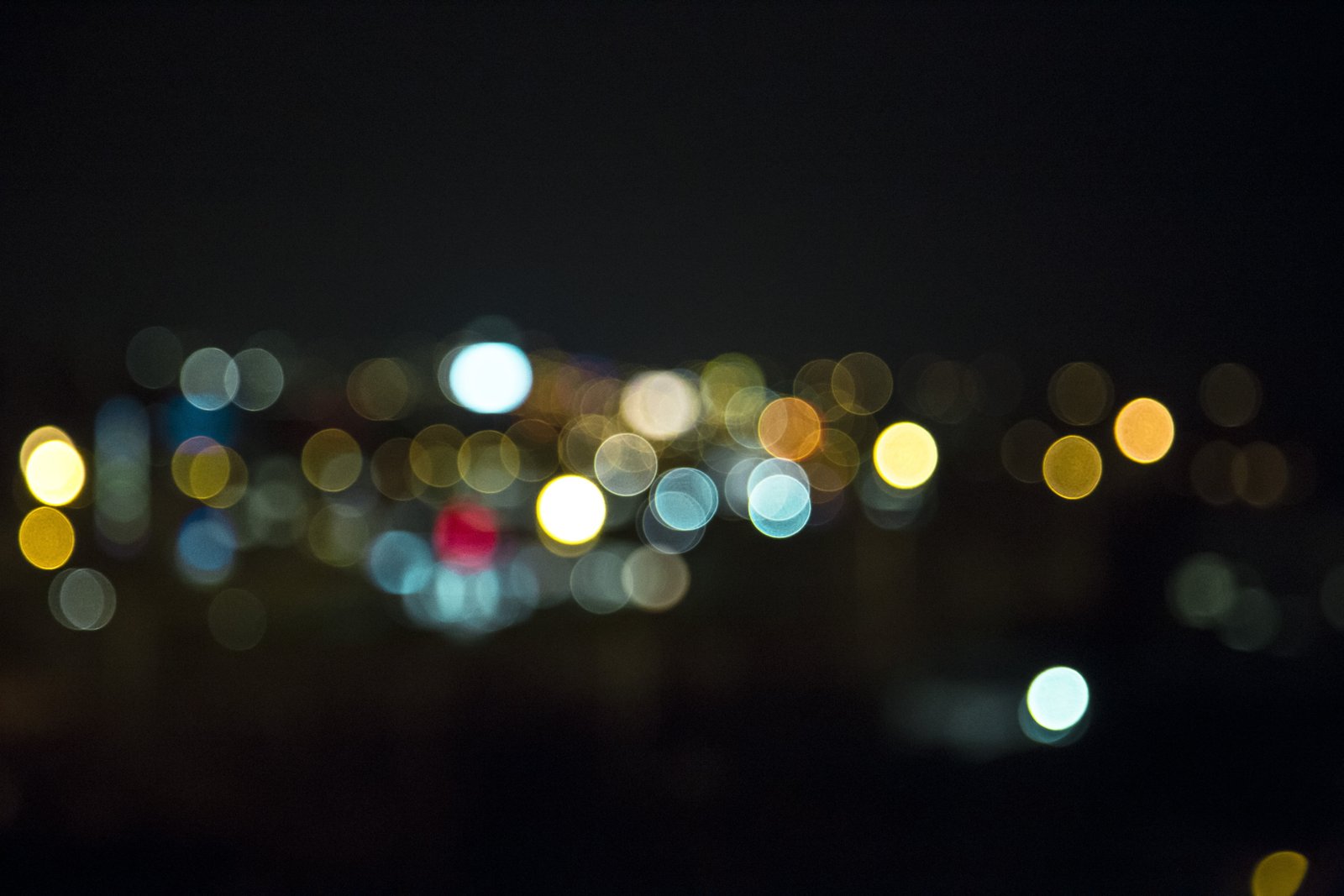 bokeh photography night lights blur design glowing blurred 2k 4k 5k