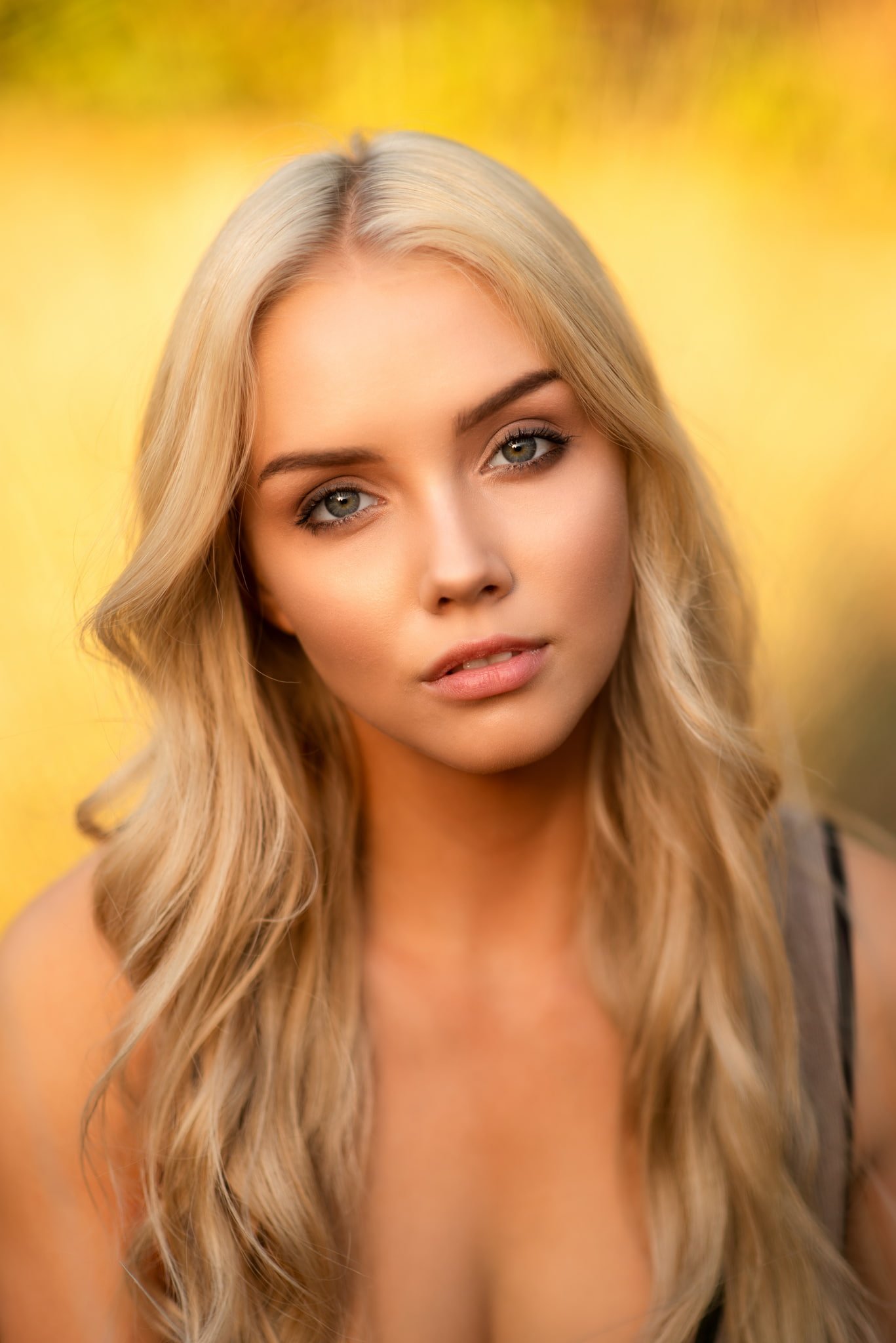 Christopher Rankin women model portrait blonde looking at viewer