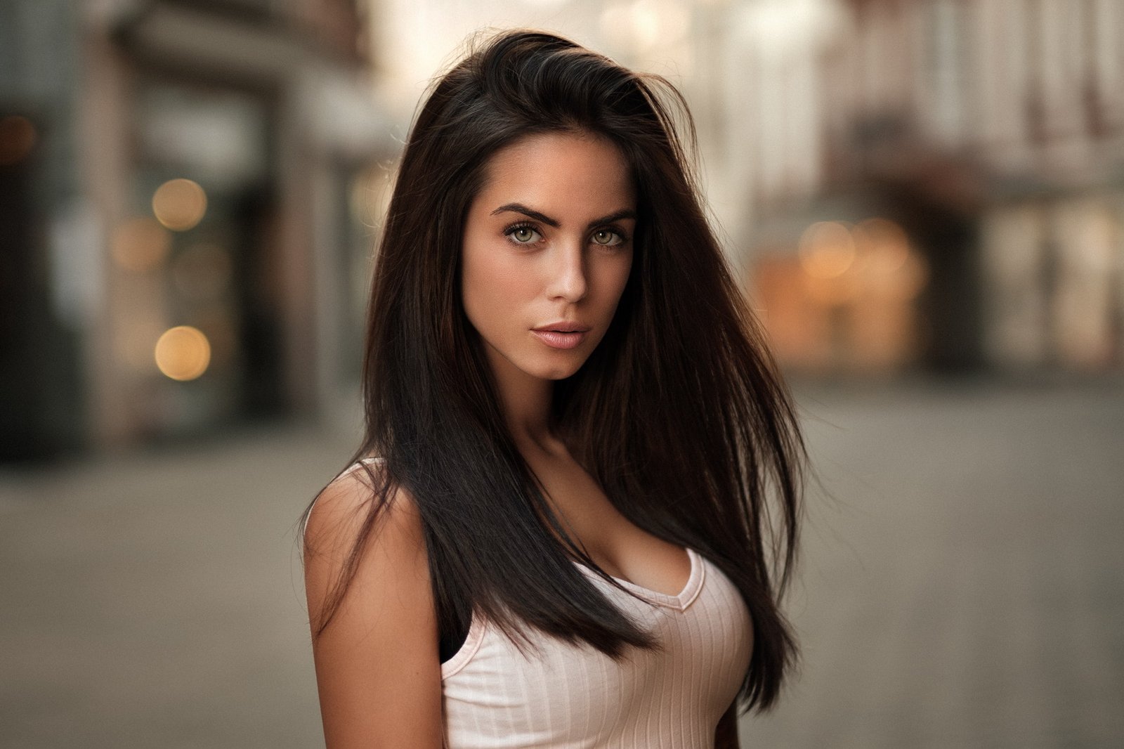 face Martin K hn brunette green eyes tanned portrait 2k