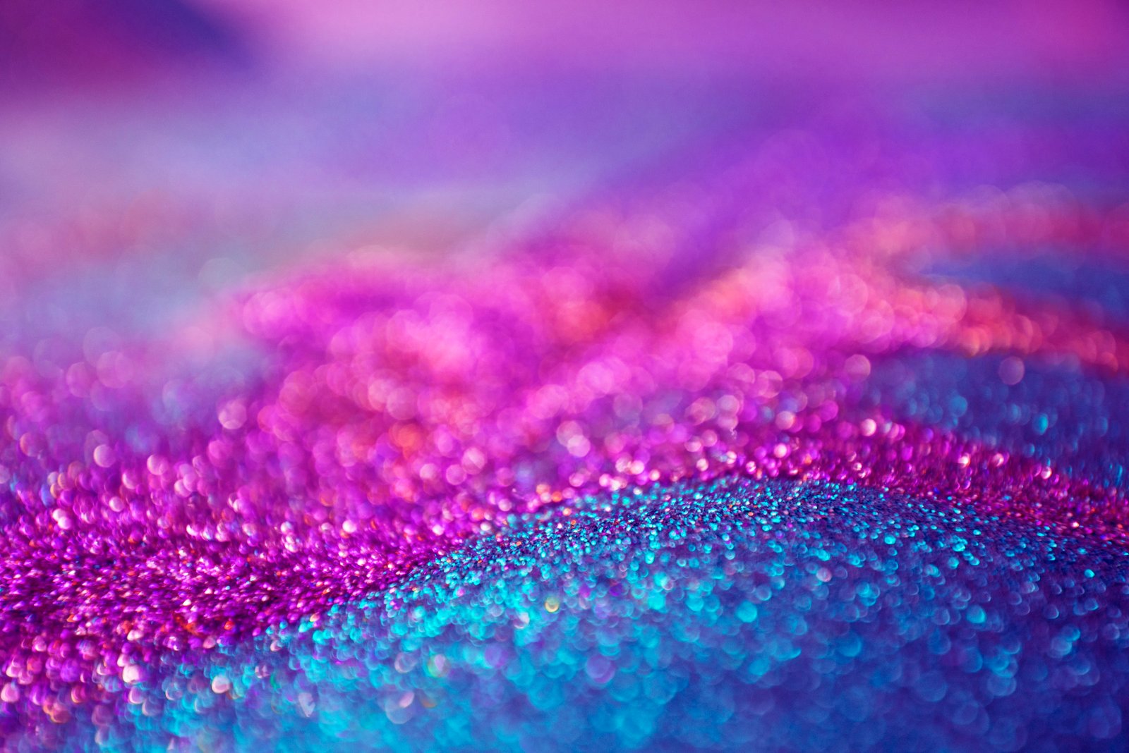 Glitter Girly Macro Bokeh Colorful Pink Purple 2k 4k 5k