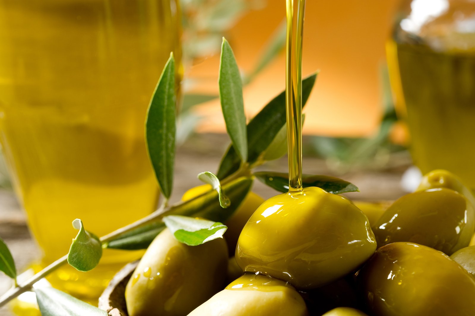 lemon and green leaf plant oil branch olives bokeh food drink 2k 4k 5k 8k 10k