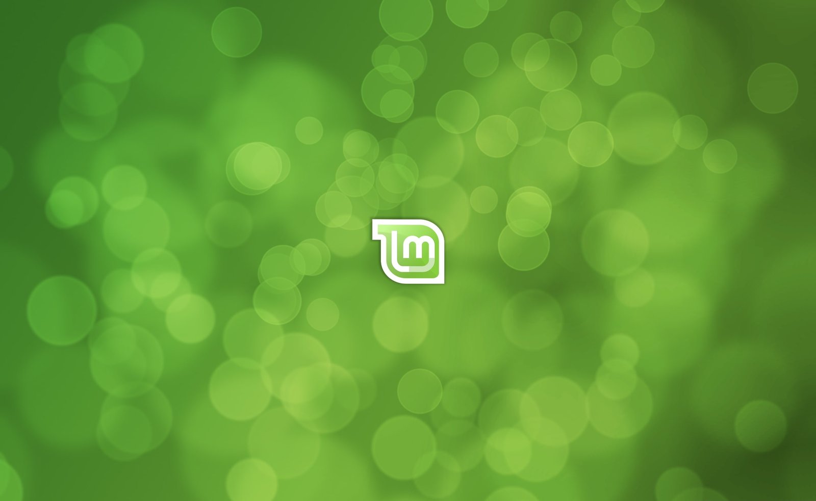 Linux Mint Gnome green bokeh wallpaper Computers background 2k