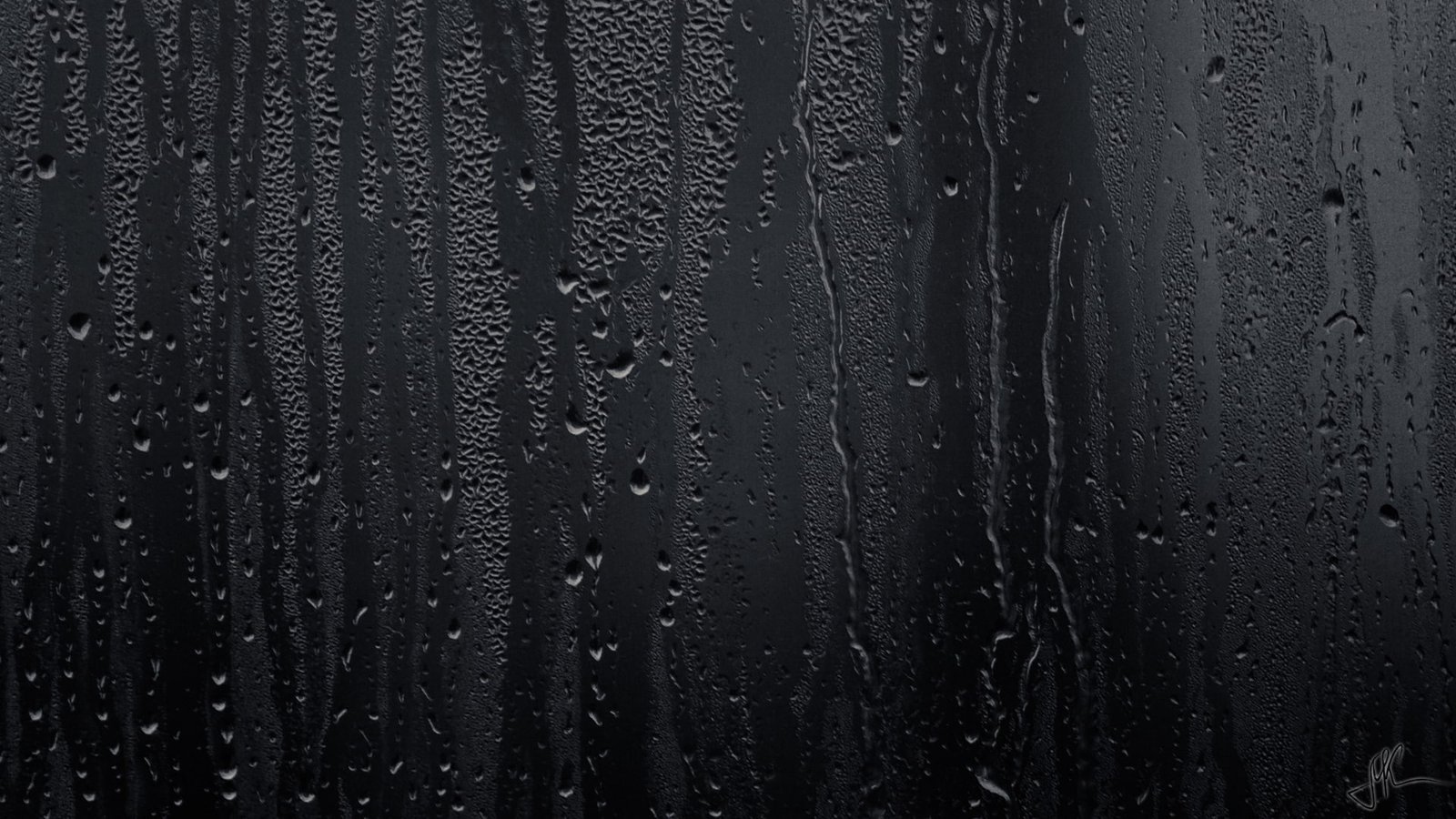 rain window bokeh sill water drops on glass 2k
