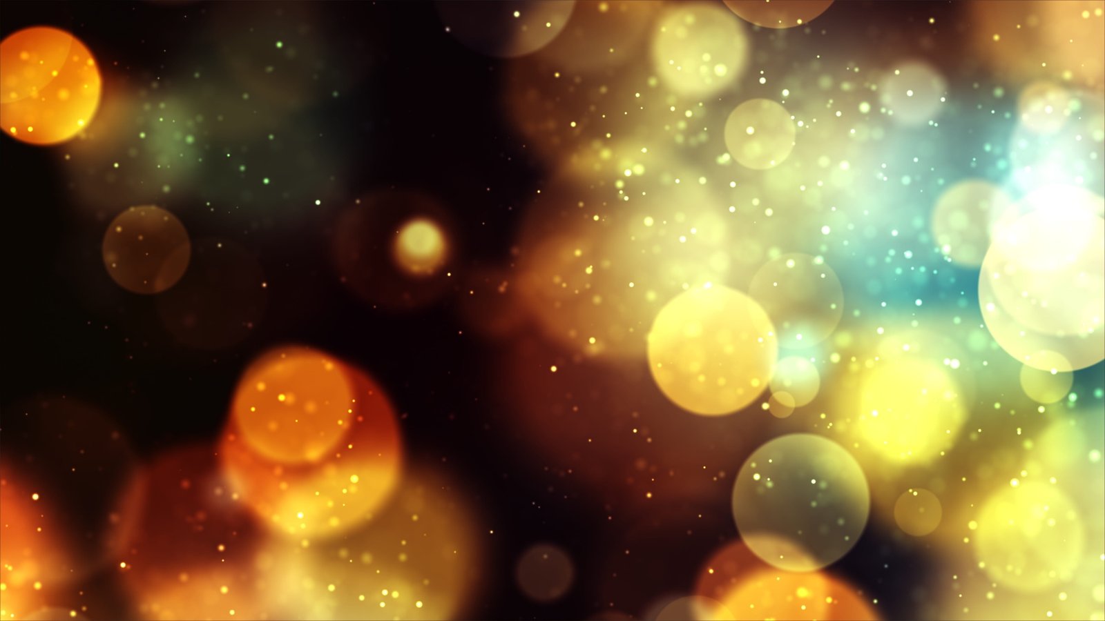 Yellow Bokeh Lights background blur bright colors fantasy 2k 4k