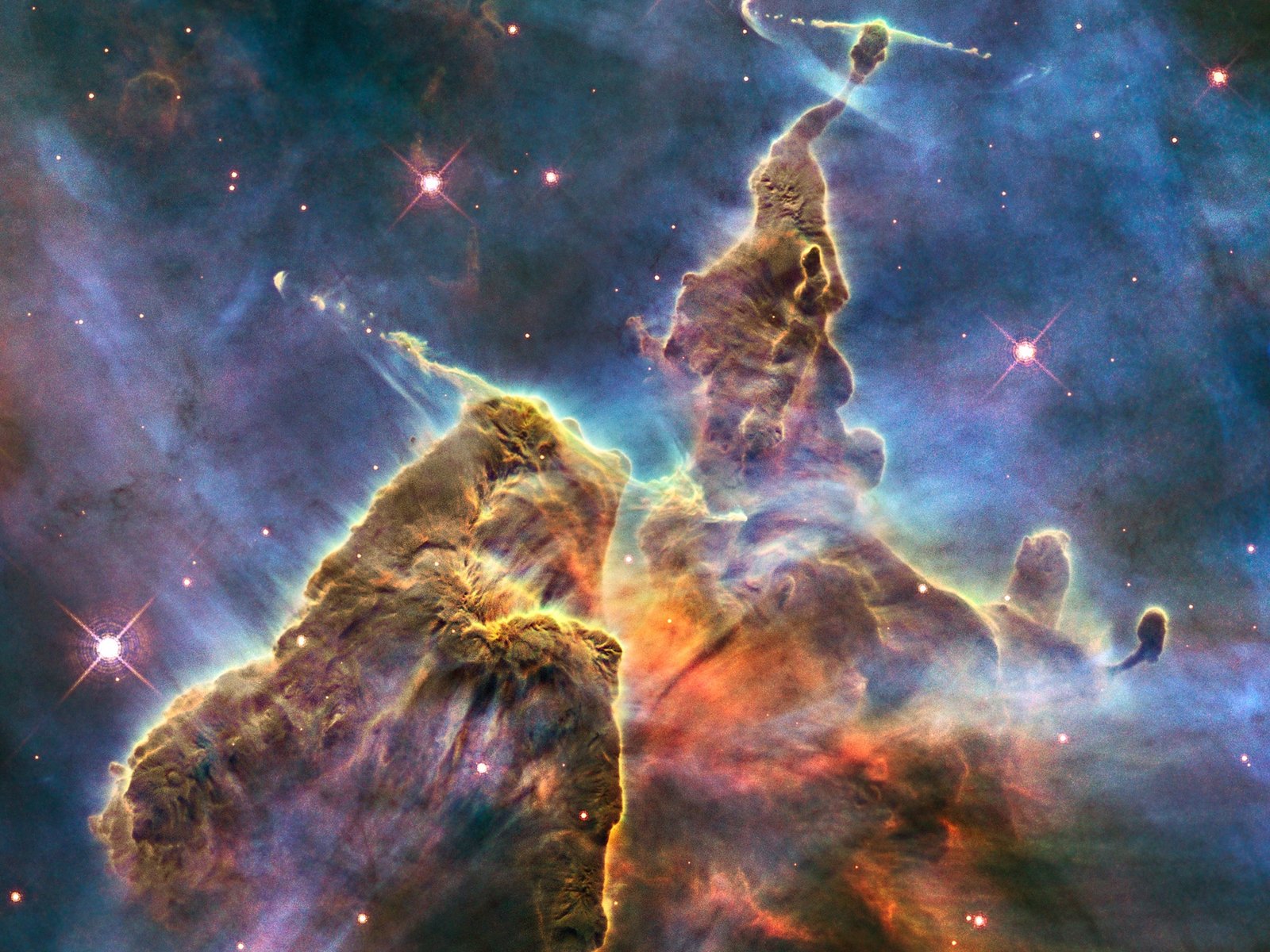 carina nebula galaxy fog kosmus universe milky way 2k