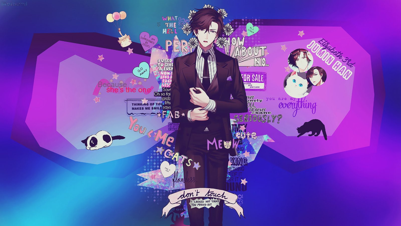 Anime Mystic Messenger one person communication business 2k