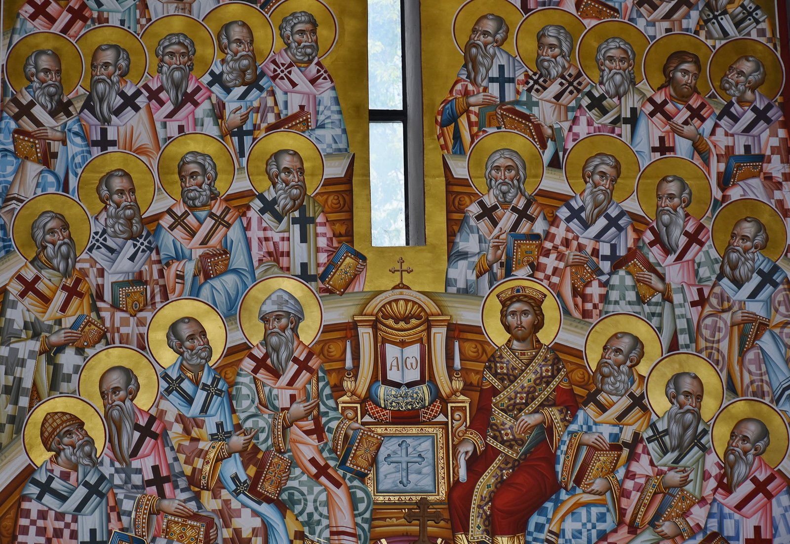 greek orthodox art church mural old painting religion 2k 4k 5k
