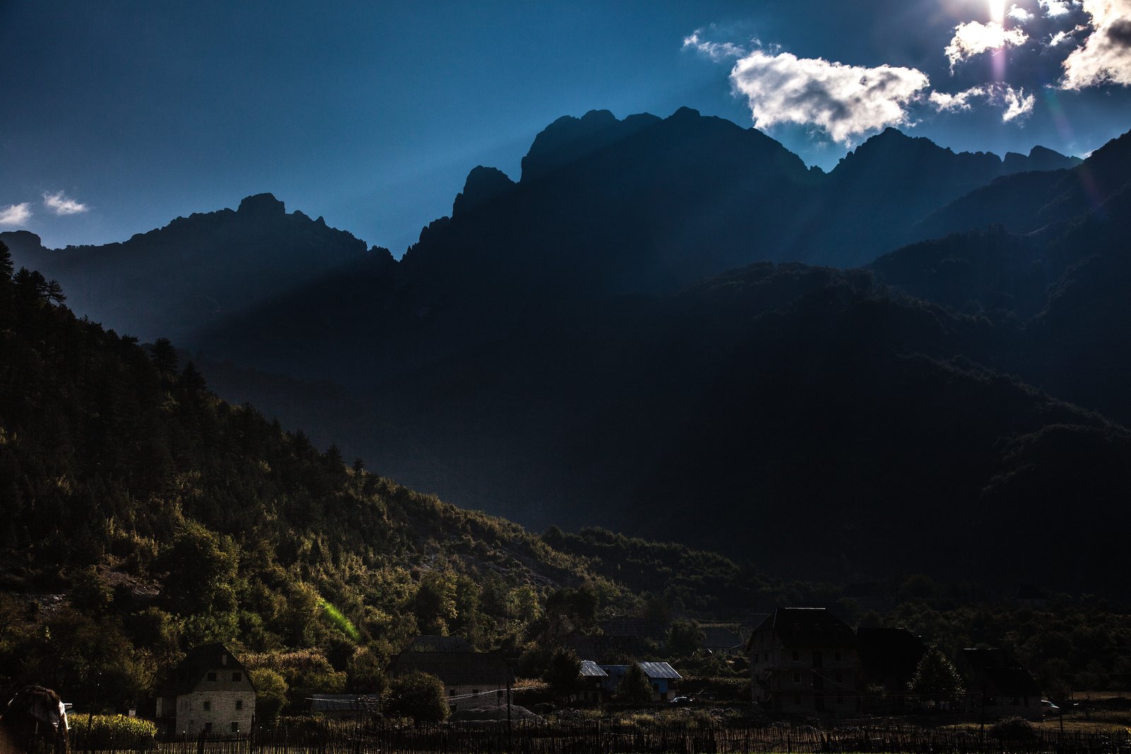 mountains light landscape nature alpine mood lighting 2k 4k 5k