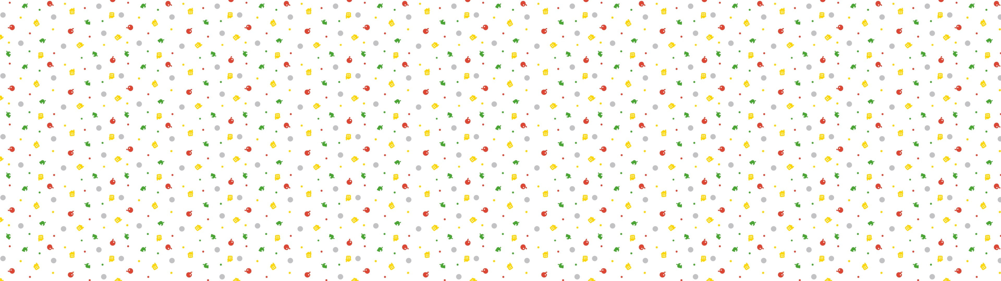 Animal Crossing New Leaf Colorful Dual Monitors widescreen dualmonitor dualscreen 2k 4k