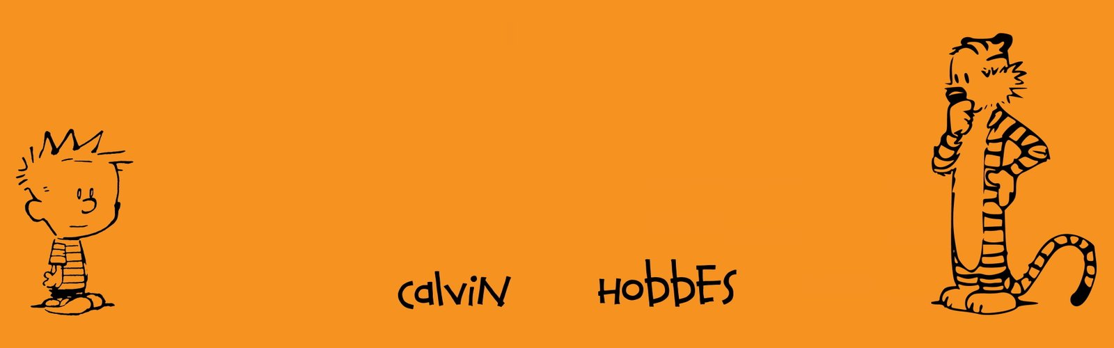calvin and hobbes comics minimalism dual monitors multiple display widescreen dualmonitor dualscreen 2k 4k
