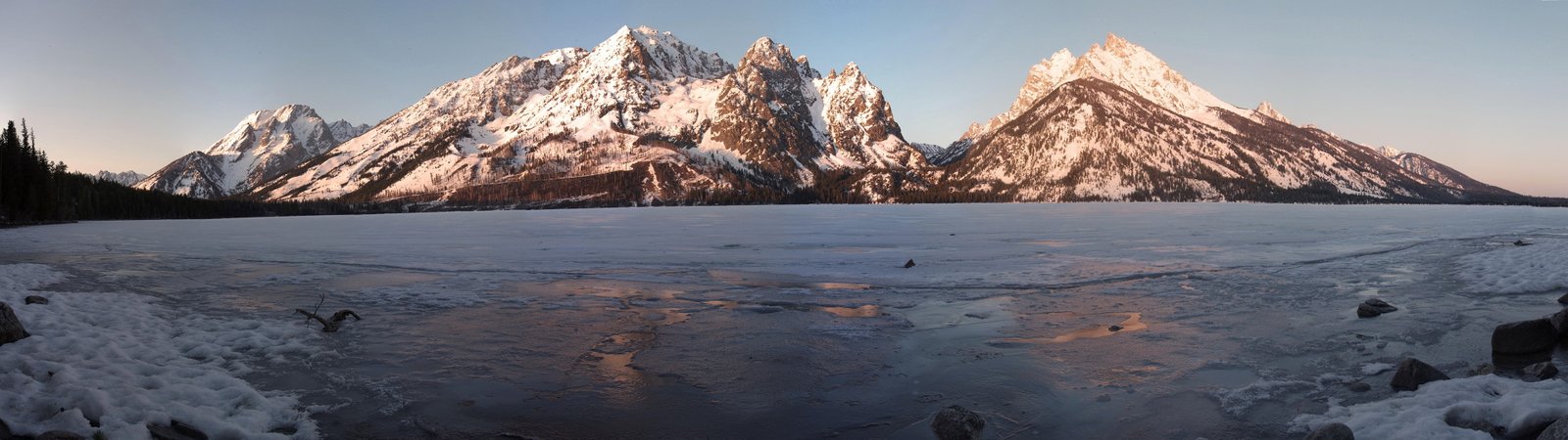Dual Monitors ice lake landscape mountain Multiple Display widescreen dualmonitor dualscreen 2k 4k