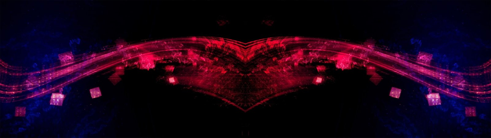dual screen images background red heart shape emotion studio shot widescreen dualmonitor dualscreen 2k