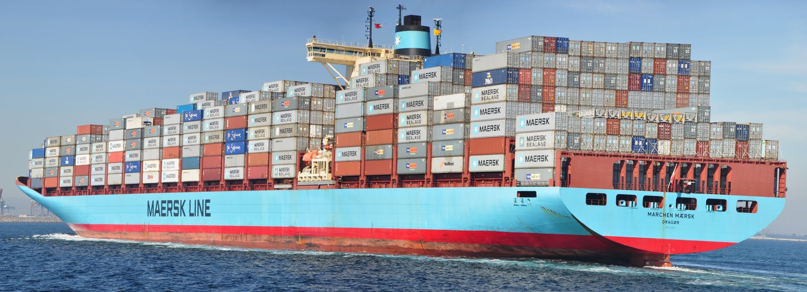 Maersk Line cargo container ship dual monitors widescreen dualmonitor dualscreen 2k 4k 5k 8k 10k