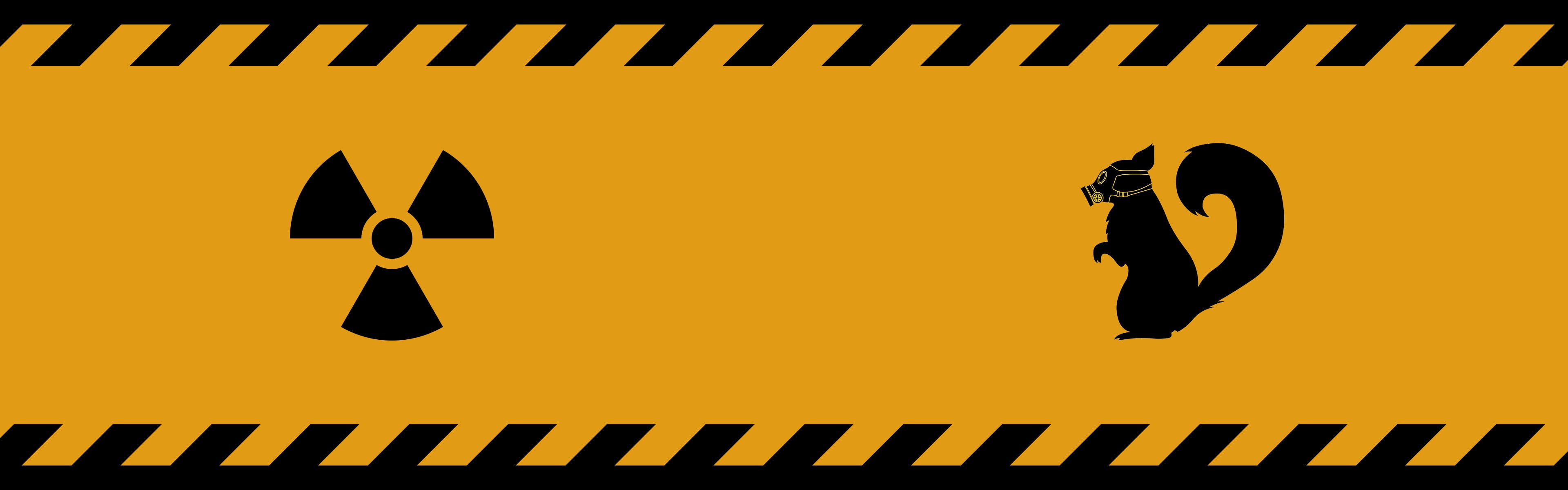 nuclear signs radioactive simple background multiple display dual monitors widescreen dualmonitor dualscreen 2k 4k