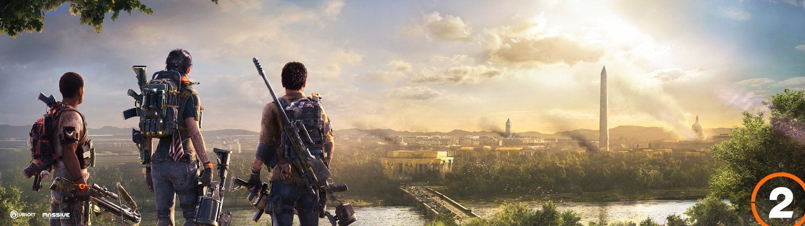 Tom Clancy s The Division 2 Ubisoft video games concept art widescreen dualmonitor dualscreen 2k 4k