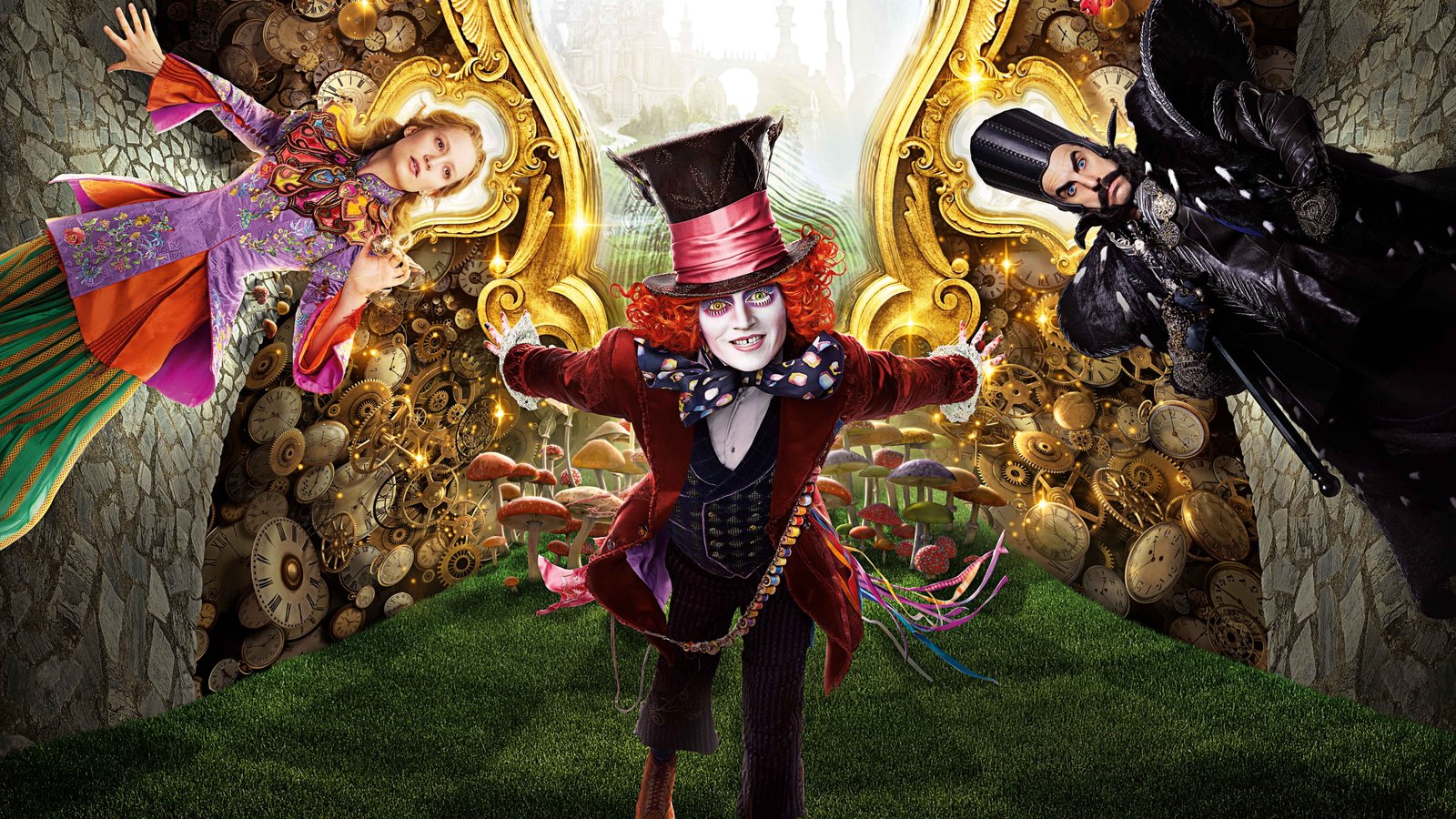 Alice Through the Looking Glass movie Johnny Depp Ultra HD 2k 4k 5k