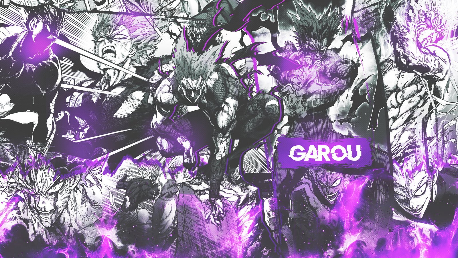 anime boys One Punch Man Garou manga 2k
