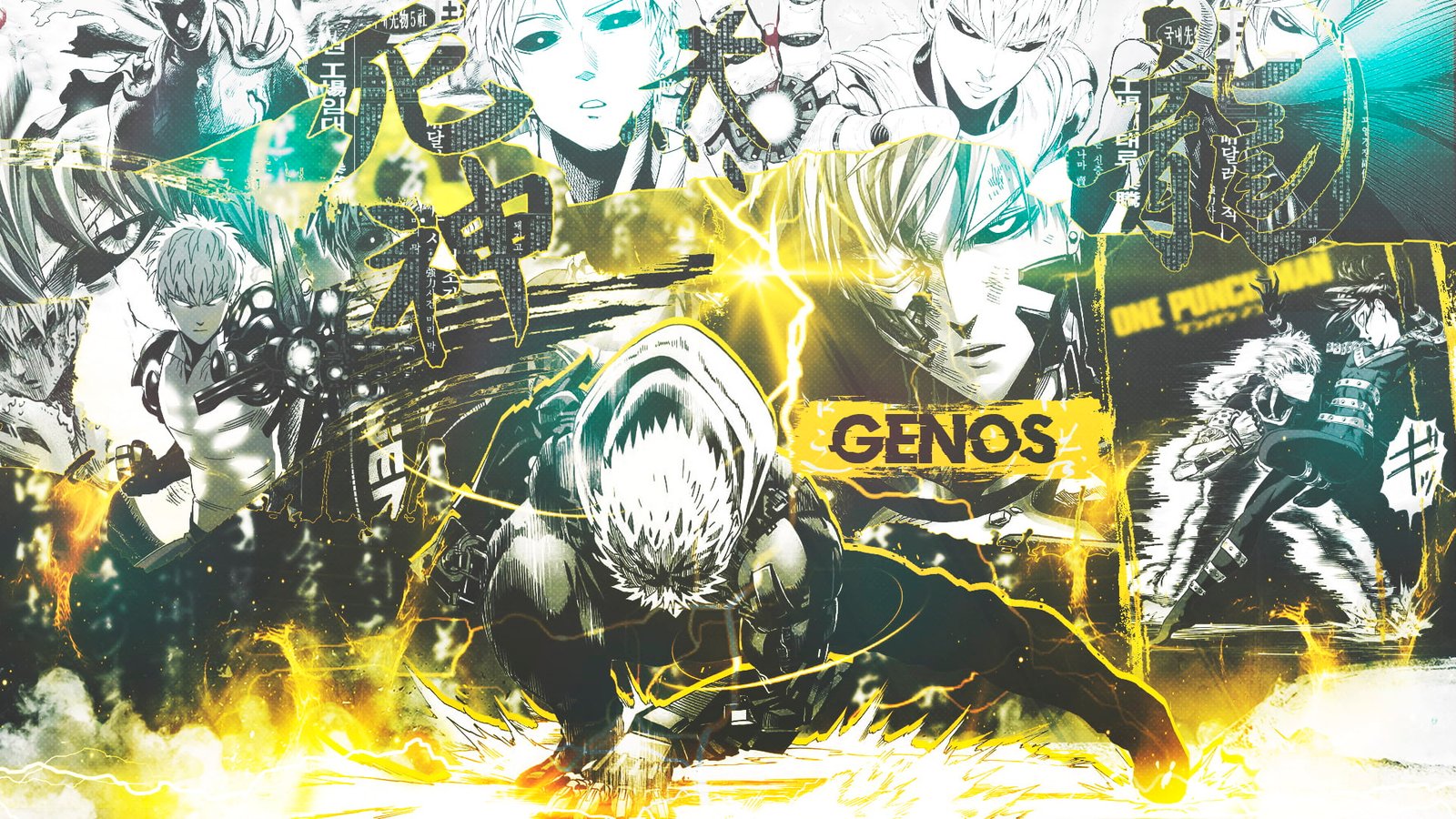 Anime One Punch Man Genos 2k