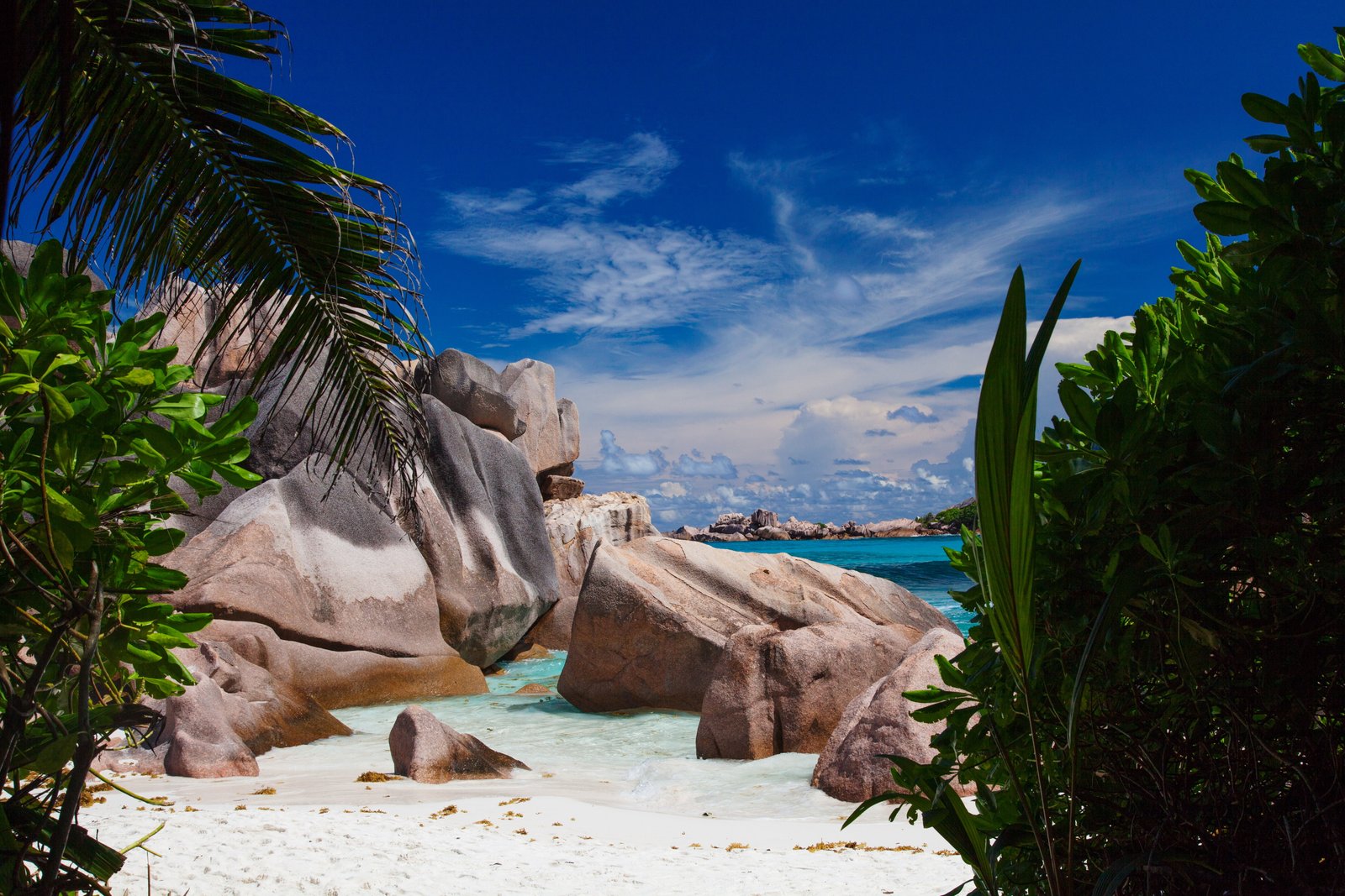 beige stones near the sea during daytime anse la digue seychelles 2k 4k 5k