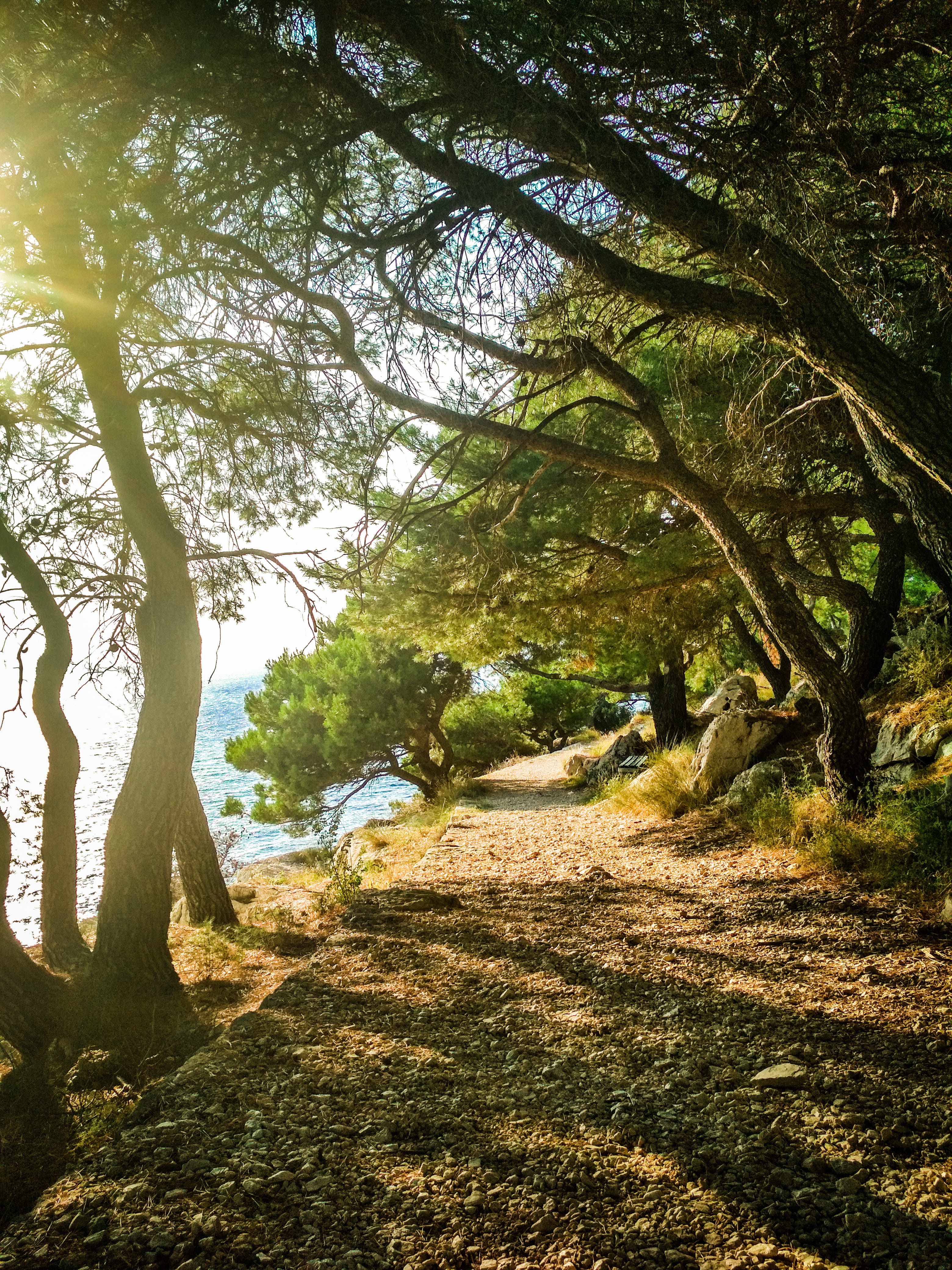 croatia makarska summer landscape background travel colors 2k