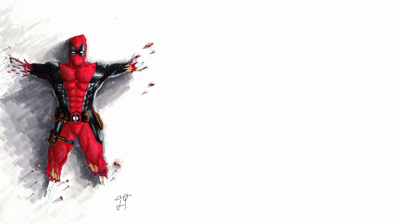 deadpool 2 artwork hd artist superheroes 2k 4k 5k 8k 10k