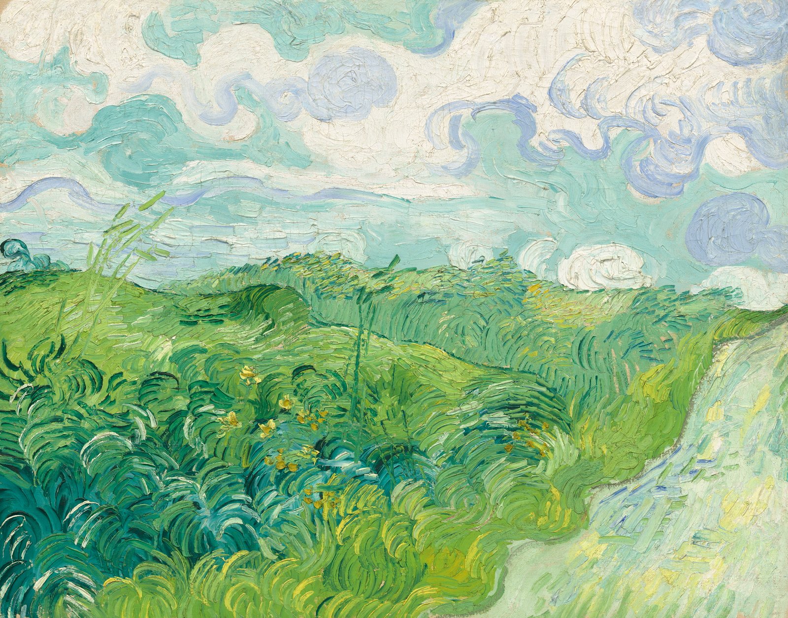 Vincent van Gogh oil painting landscape 2k 4k