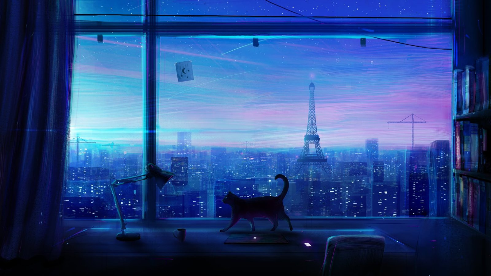 Cats city window 2k