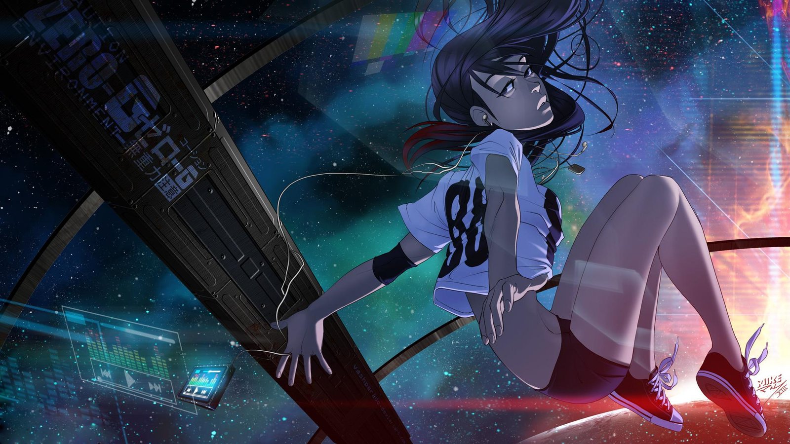 Listening Music In Space 2k