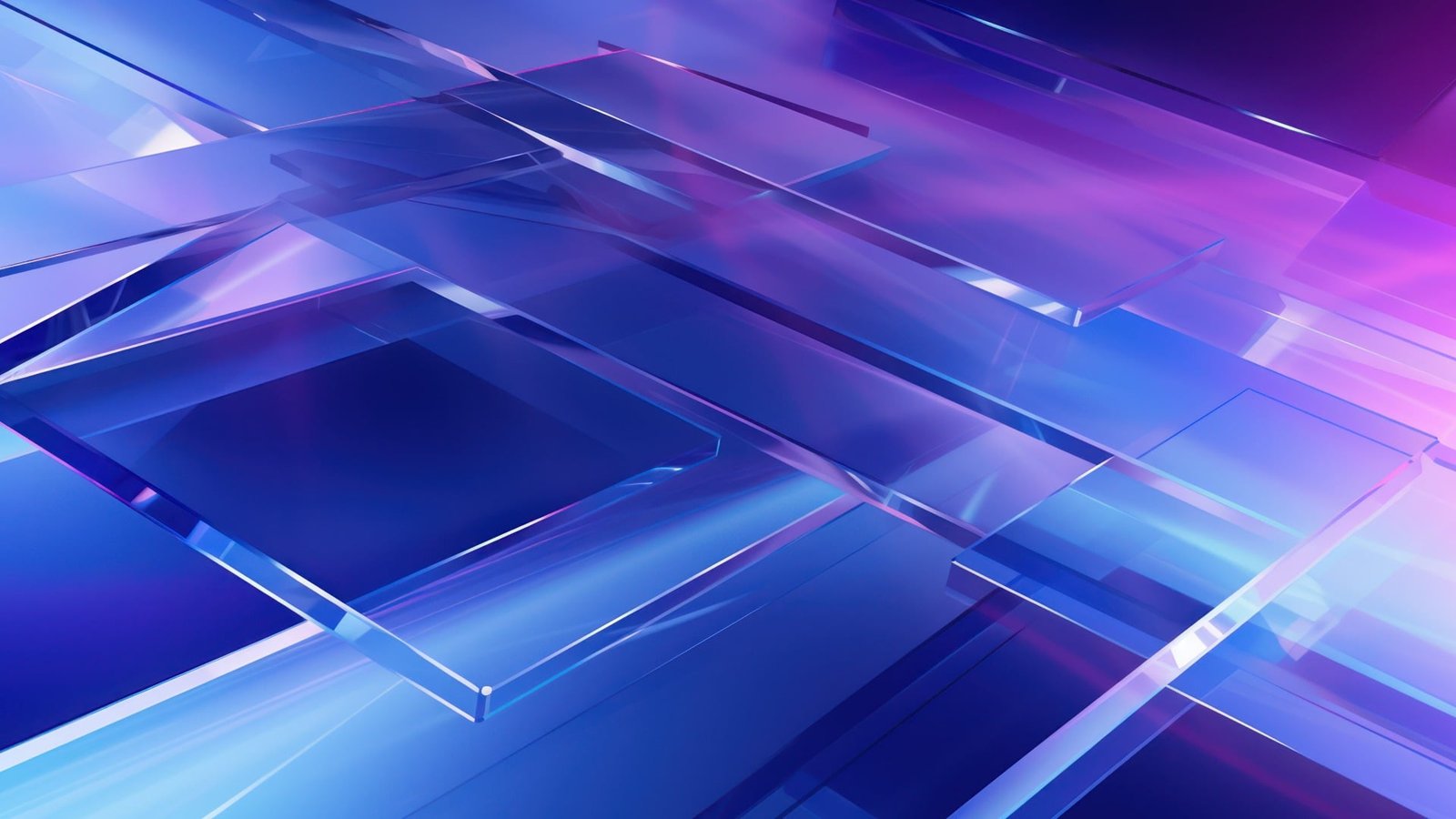 Transparent Purple Glass Windows 2k