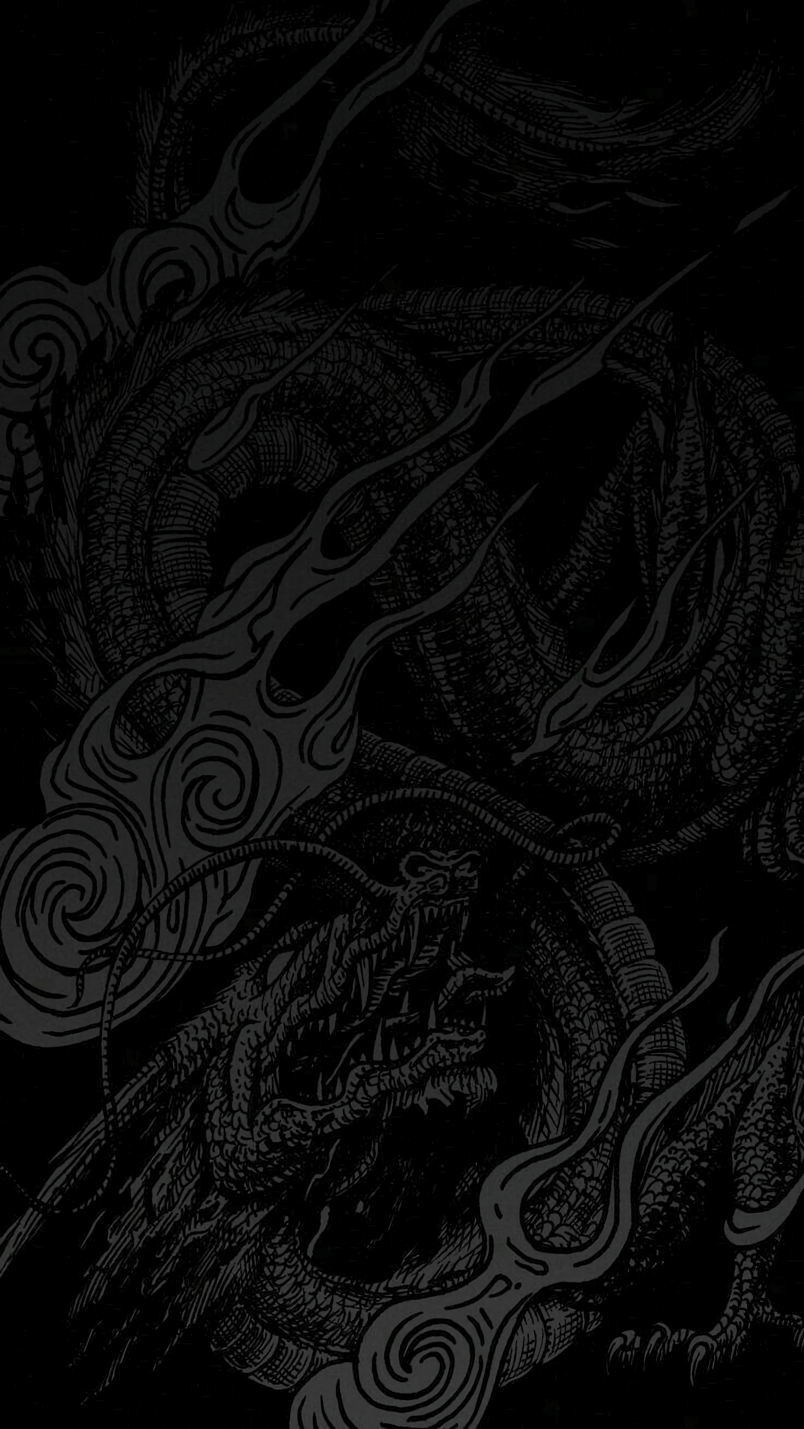 Dragon Amoled wallpaper mobile background 4k 2k