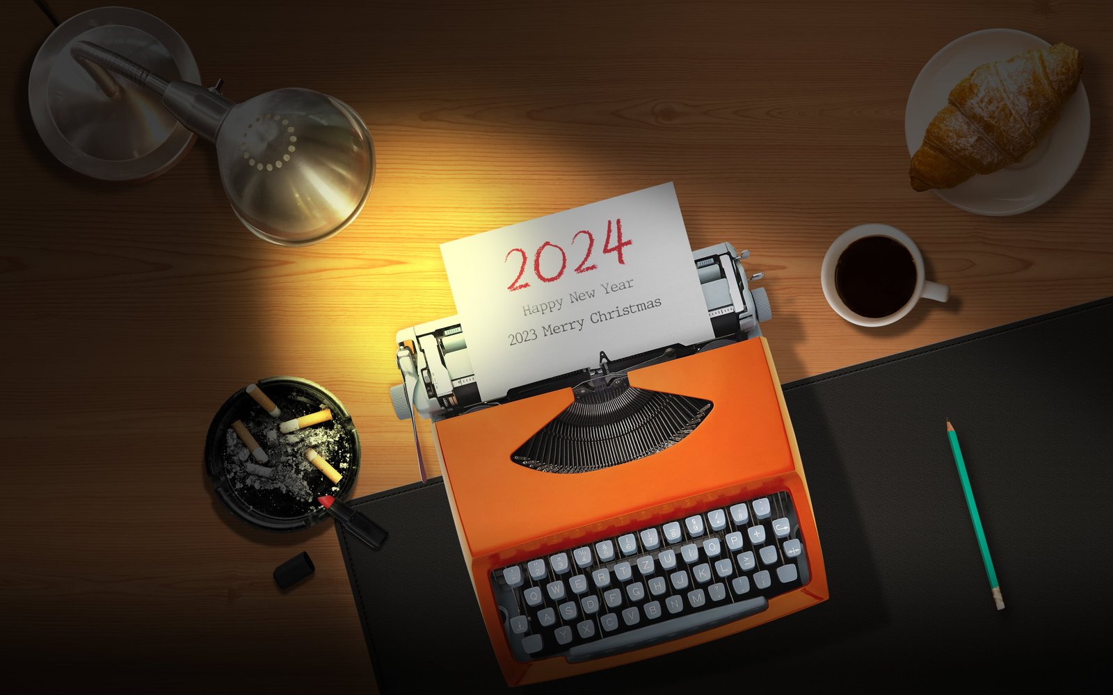 year New Year 8 2024 2k 4k