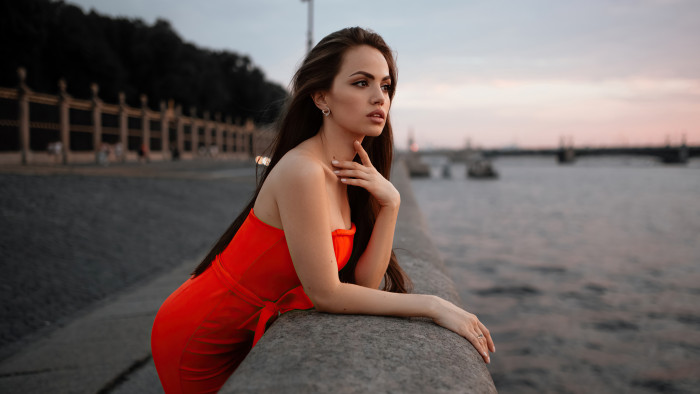 zemfira ismailova in red dress 2k
