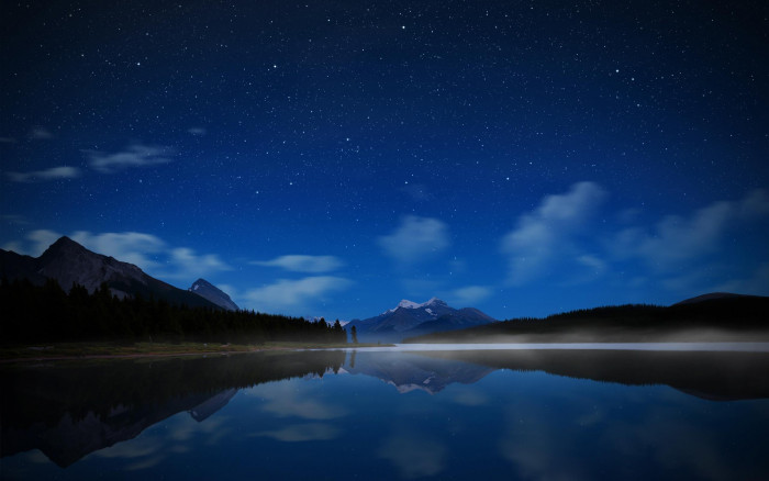 Maligne Starry Sky 2k