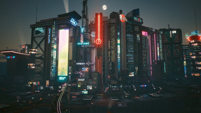 Cyberpunk cyber city