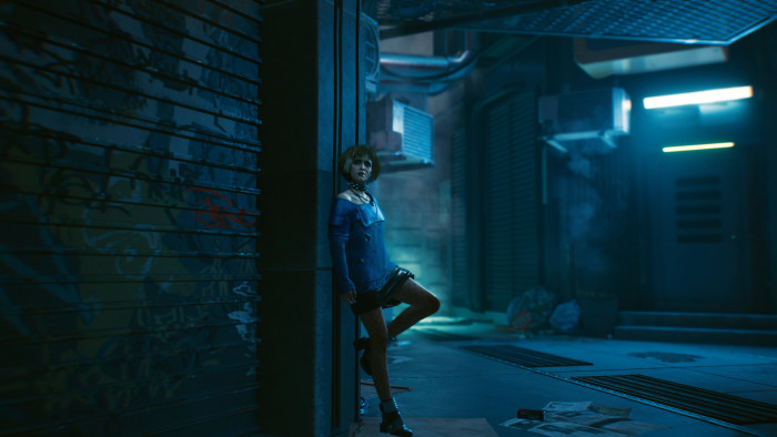 Cyberpunk video games love purple pink neon underground 2k