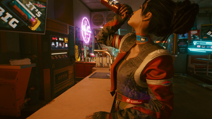 Cyberpunk video games love purple pink neon underground 2k