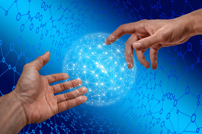 internet cyber network finger touch screen business businessman 2k 4k 5k