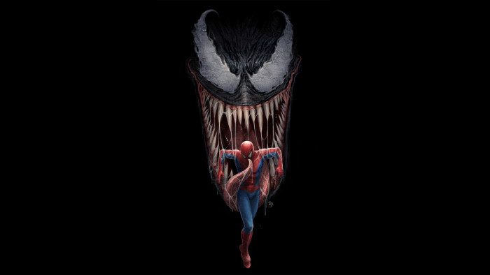 spiderman venom artwork hd digital art superheroes 61 2k