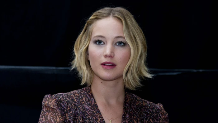 jennifer lawrence in abstract detailed dress actress hollywood 2k