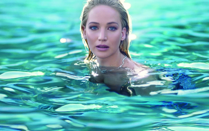 jennifer lawrence turquoise blue water actress hollywood 2k