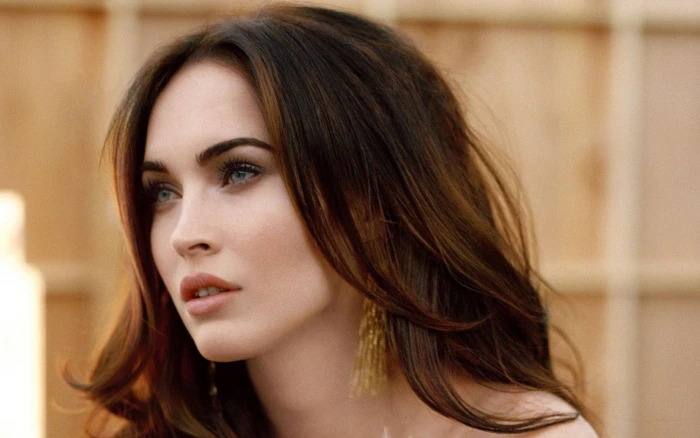 megan fox hd hair and earrings actress hollywood