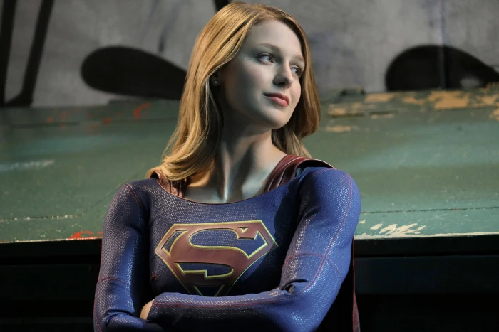 melissa benoist supergirl suit actress hollywood 2k