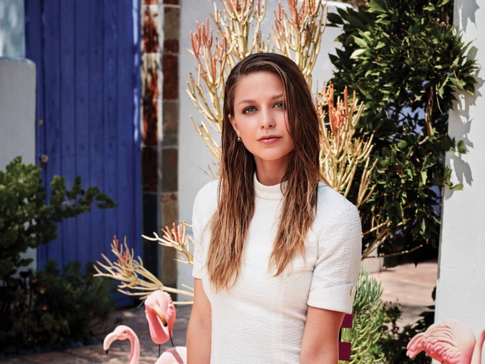 melissa benoist white top actress hollywood 2k