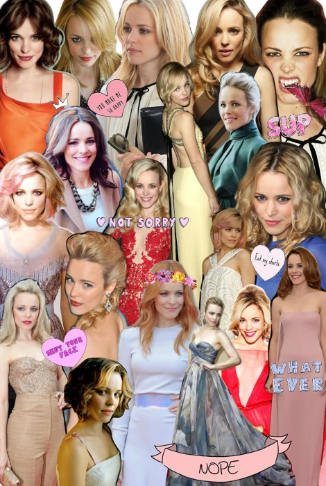 aesthetic collage rachel mcadams actress hollywood