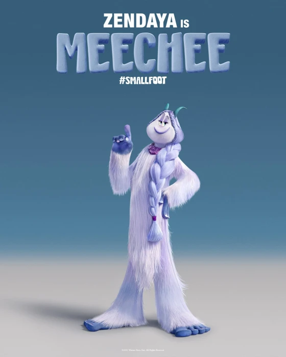 smallfoot zendaya as meechee actress hollywood