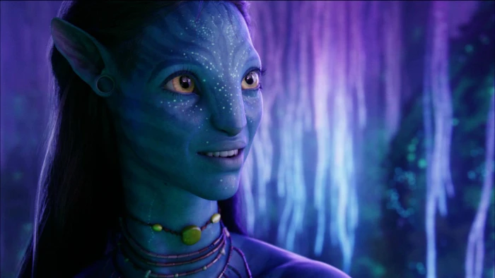 avatar neytiri close up shot actress hollywood