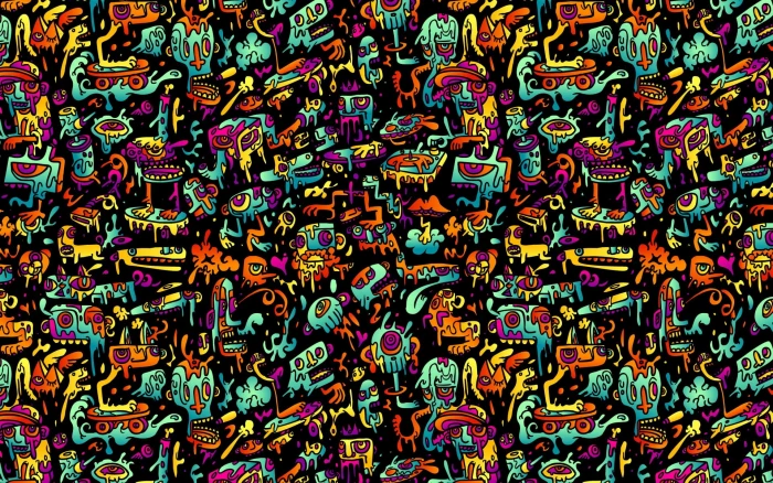 multicolored doodle wallpaper abstract colorful multi colored