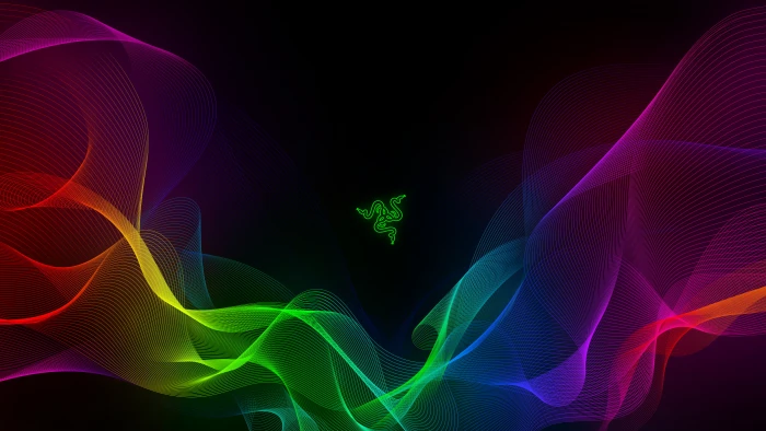 Razer PC gaming colorful logo Inc abstract multi colored 2k