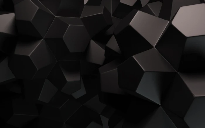 simple black background geometry dark abstract digital art 2k