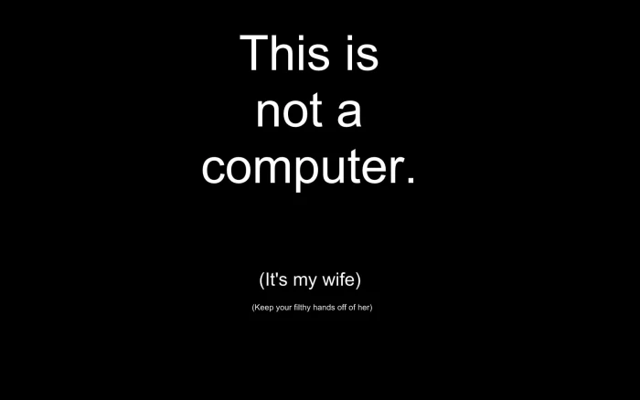 this is not a computer memes untitled black white phrase